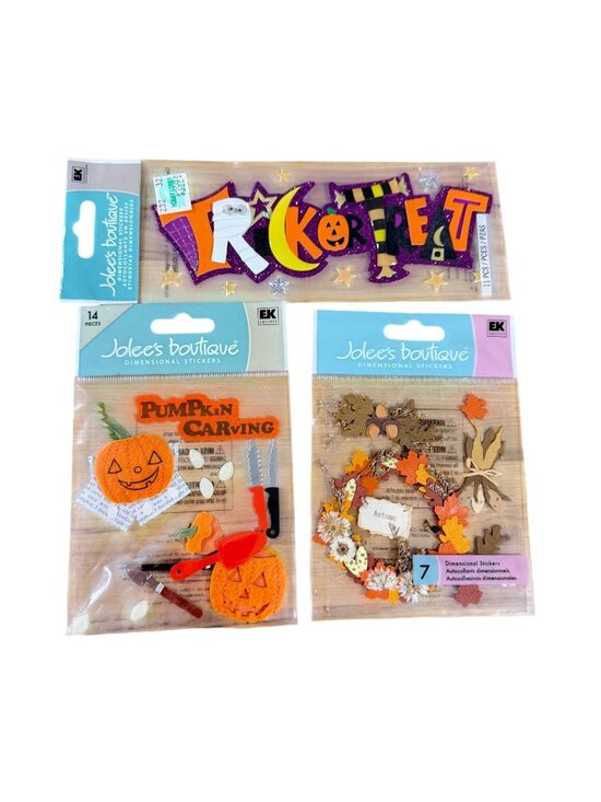Jolee's Boutique Other - Jolees Boutique Halloween Fall 3D Dimensional Stickers Autumn Scrapbooking